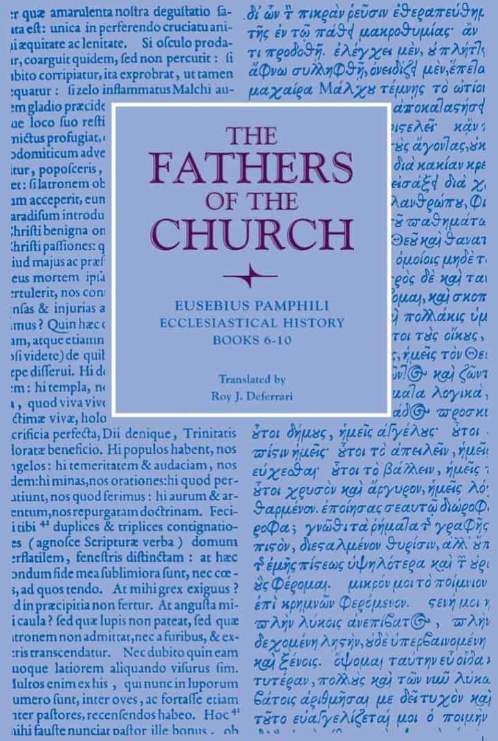 the ecclesiastical history of eusebius pamphilus